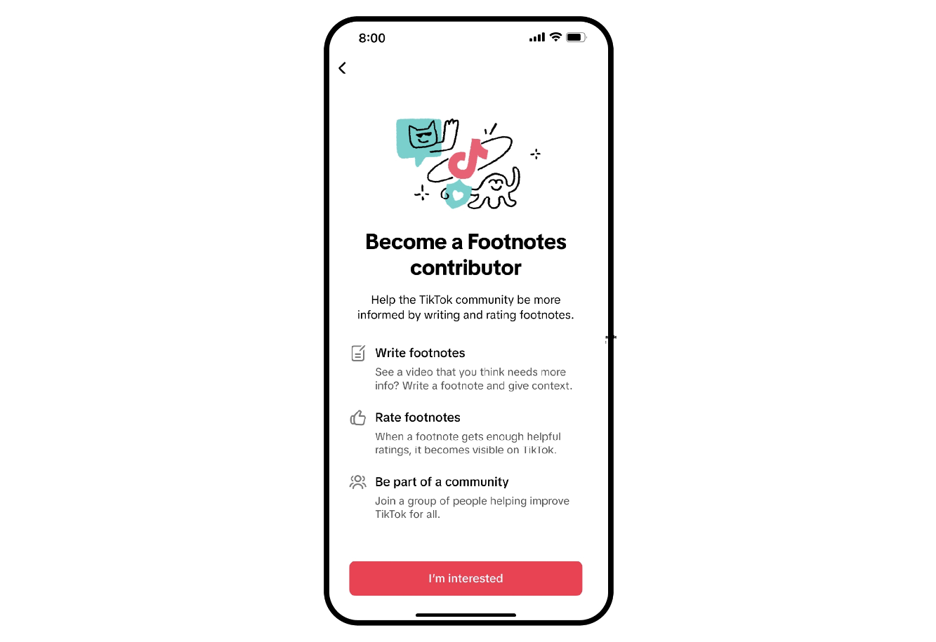 TikTok测试社区脚注功能,加强打击虚假信息应对监管