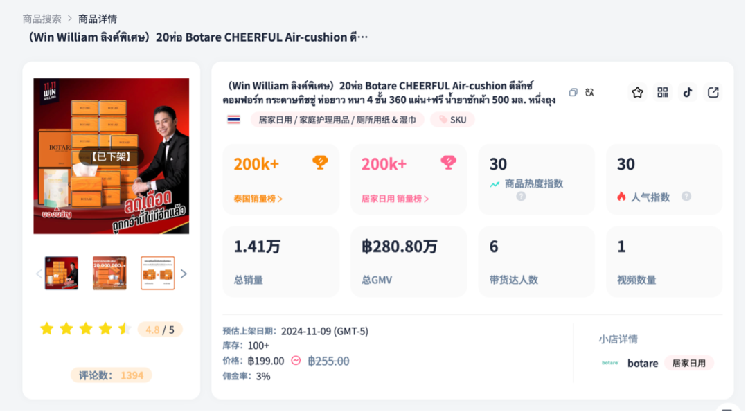 7天销量超1.8万！壁挂纸巾成TikTok爆款，在东南亚拿下百亿营收