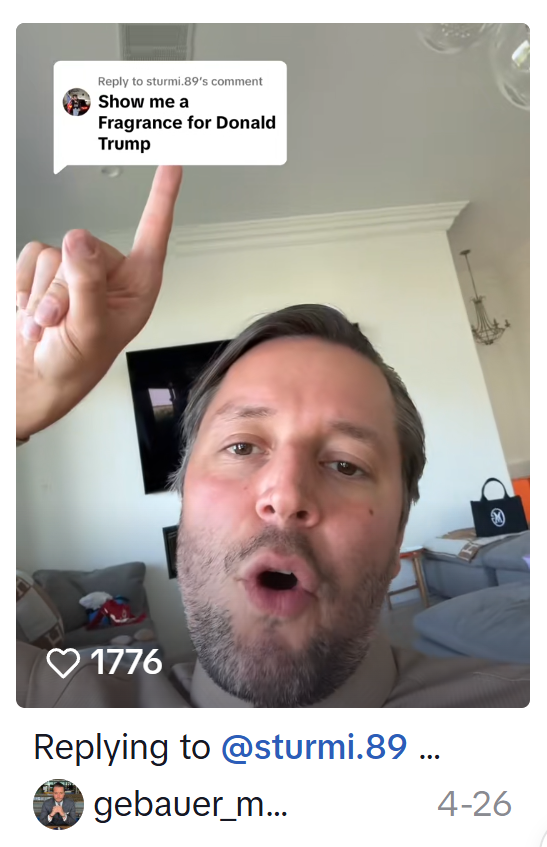 9的特朗普同款香水,TikTok这回还带得动货吗?