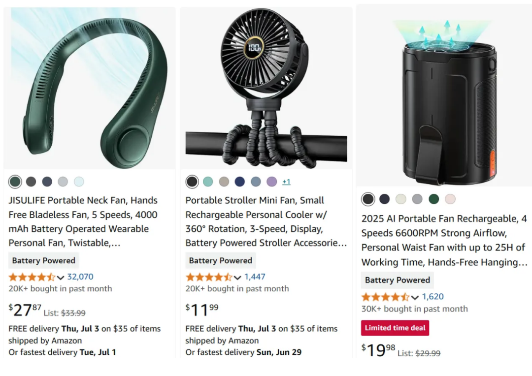 便携风扇界新王“登基”,TikTok已爆卖70000件!